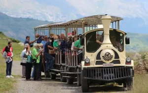 Descubre el valle en 360º con el tren turístico del Valle de Tena